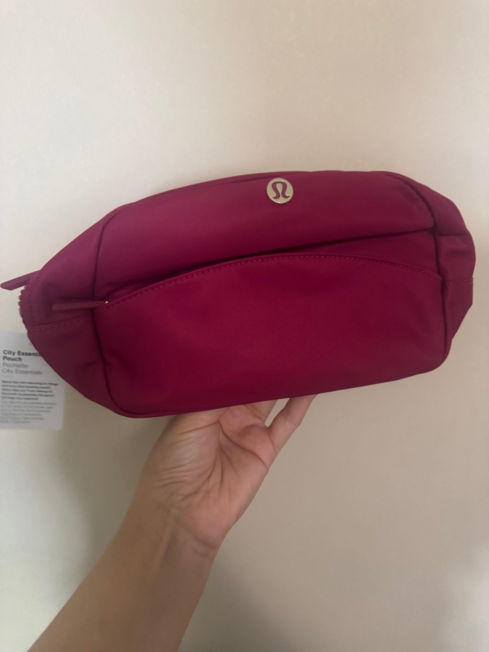 lululemon athletica City Essentials Pouch - Berry Rumble brand new